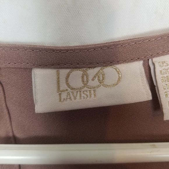 Logo by Lori Goldstein color block embroidered beaded blouse - Picture 10 of 13